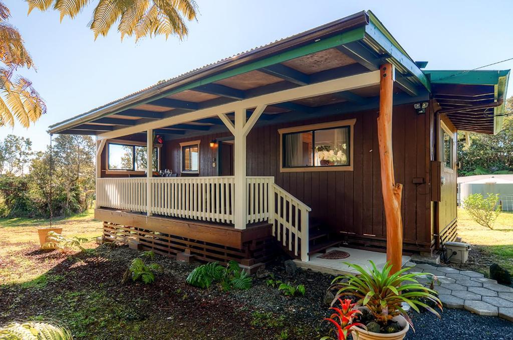 Fern Cottage Island Escape With Rainforest View! Volcano Bagian luar foto